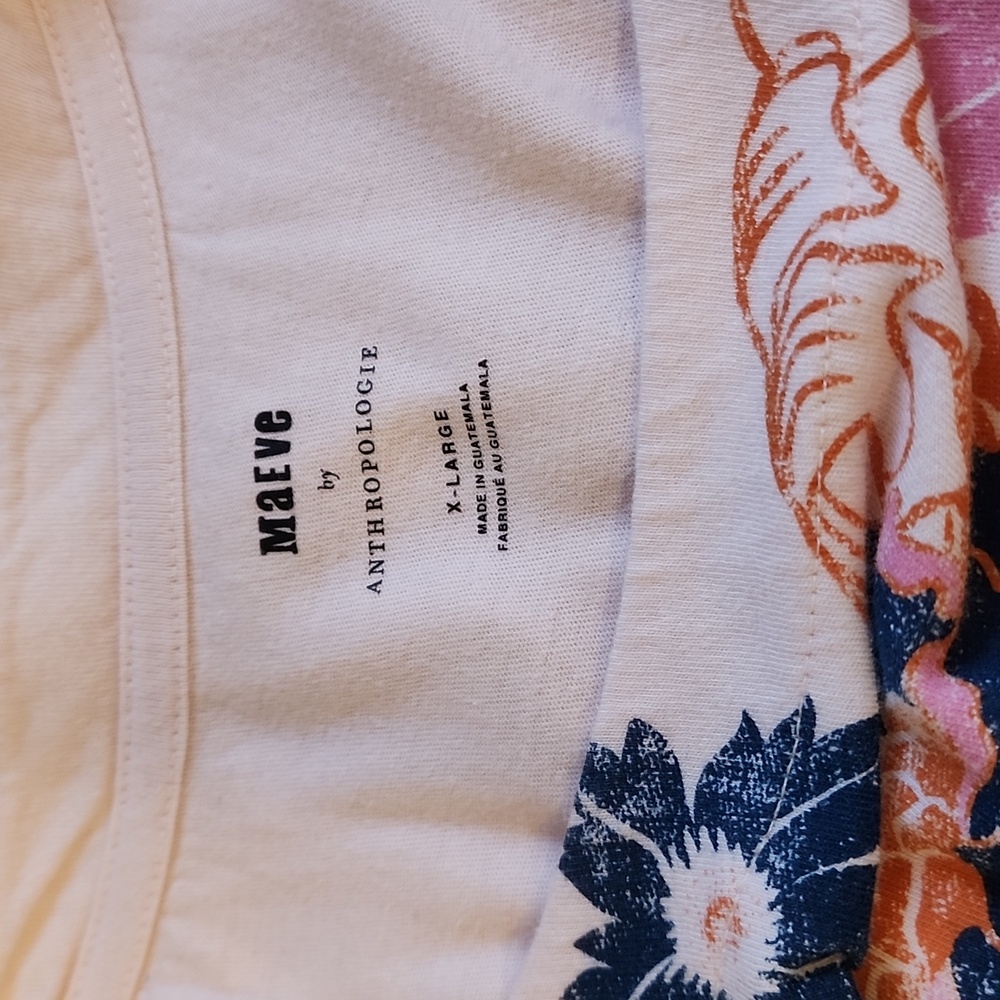 Maeve Pink Floral Elephant Short Sleeve Tee - Picture 4 of 5